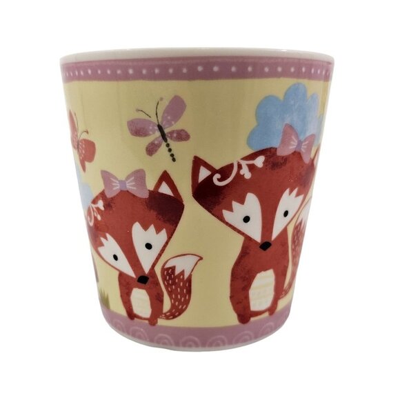 Queens by Churchill Sister Flowers 12 Oz Porcelain Cup Fox Graphic Mug - Picture 4 of 9